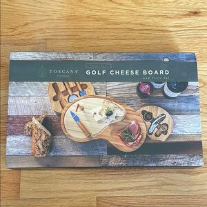 Toscana golf cheese board and tools set